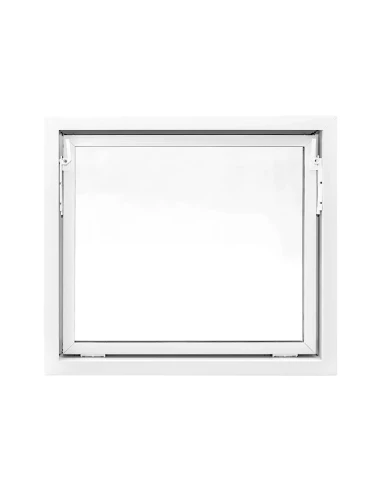 Kunststoff Kellerfenster Stallfenster Garagenfenster STANDARD 900 x 800 mm