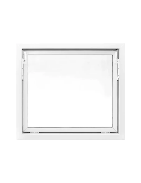 Kunststoff Kellerfenster Stallfenster Garagenfenster STANDARD 900 x 800 mm