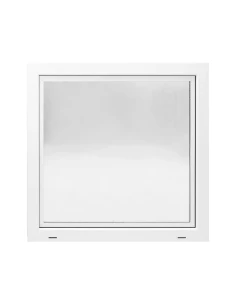 Kunststoff Kellerfenster Stallfenster Garagenfenster STANDARD 900 x 900 mm