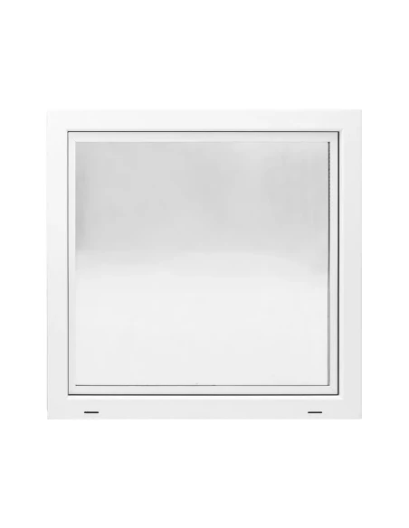 Kunststoff Kellerfenster Stallfenster Garagenfenster STANDARD 900 x 900 mm