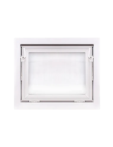 Kunststoff Kellerfenster Stallfenster Garagenfenster PREMIUM 600 x 500 mm