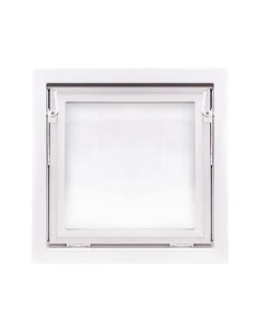 Kunststoff Kellerfenster Stallfenster Garagenfenster PREMIUM 600 x 600 mm 2