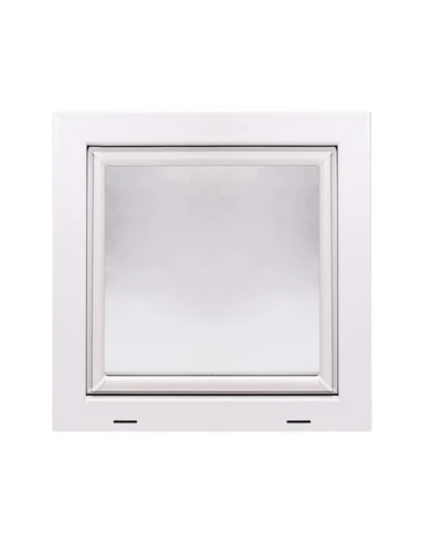 Kunststoff Kellerfenster Stallfenster Garagenfenster PREMIUM 600 x 600 mm
