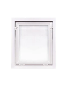 Kunststoff Kellerfenster Stallfenster Garagenfenster PREMIUM 600 x 700 mm 2