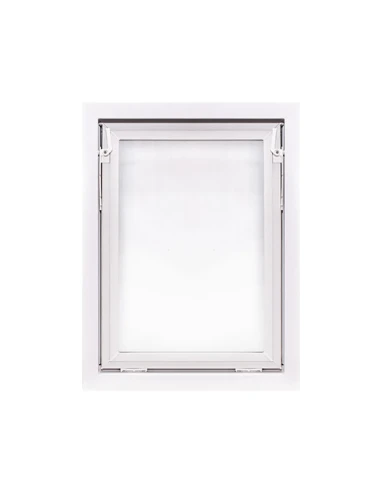 Kunststoff Kellerfenster Stallfenster Garagenfenster PREMIUM 600 x 800 mm
