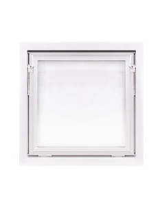 Kunststoff Kellerfenster Stallfenster Garagenfenster PREMIUM 700 x 700 mm 2