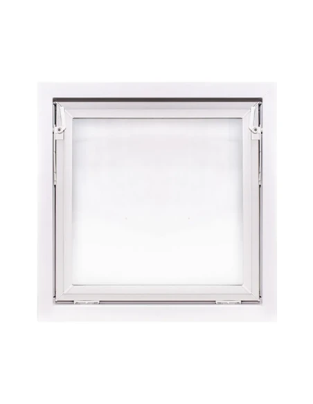 Kunststoff Kellerfenster Stallfenster Garagenfenster PREMIUM 700 x 700 mm