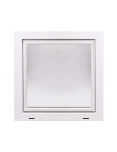 Kunststoff Kellerfenster Stallfenster Garagenfenster PREMIUM 700 x 700 mm
