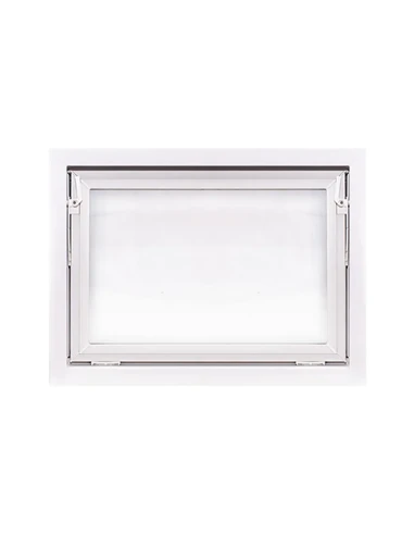 Kunststoff Kellerfenster Stallfenster Garagenfenster PREMIUM 800 x 600 mm