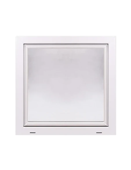 Kunststoff Kellerfenster Stallfenster Garagenfenster PREMIUM 800 x 800 mm