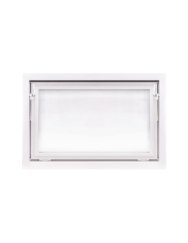 Kunststoff Kellerfenster Stallfenster Garagenfenster PREMIUM 900 x 600 mm