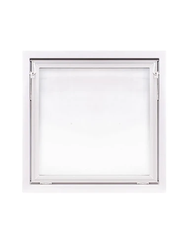 Kunststoff Kellerfenster Stallfenster Garagenfenster PREMIUM 900 x 900 mm