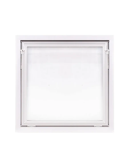 Kunststoff Kellerfenster Stallfenster Garagenfenster PREMIUM 900 x 900 mm