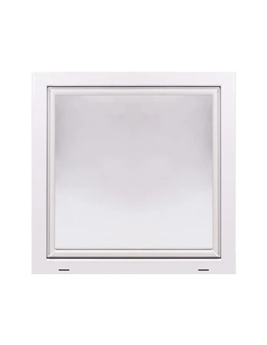 Kunststoff Kellerfenster Stallfenster Garagenfenster PREMIUM 900 x 900 mm
