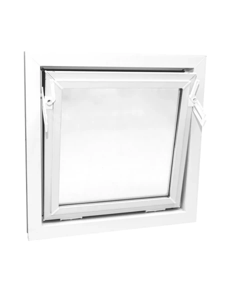 Kunststoff Kellerfenster Stallfenster Garagenfenster PREMIUM 1300 x 500 mm