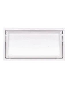 Kunststoff Kellerfenster Stallfenster Garagenfenster PREMIUM 1300 x 700 mm 2