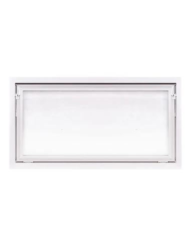 Kunststoff Kellerfenster Stallfenster Garagenfenster PREMIUM 1300 x 700 mm