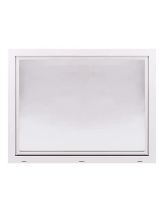 Kunststoff Kellerfenster Stallfenster Garagenfenster PREMIUM 1300 x 1000 mm