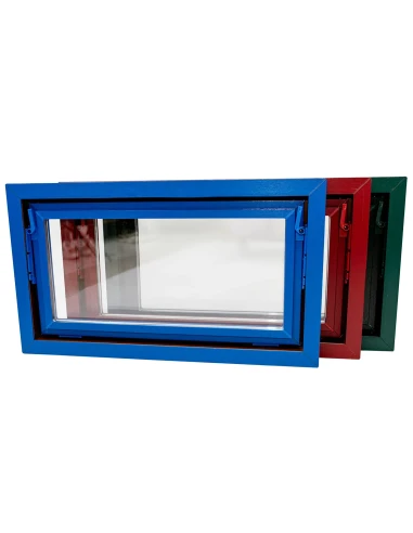 Kunststoff Kellerfenster Stallfenster Garagenfenster PREMIUM 1500 x 600 mm