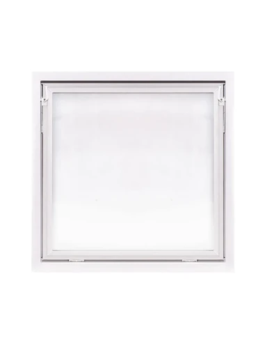 Kunststoff Kellerfenster Stallfenster Garagenfenster PREMIUM 1000 x 1000 mm