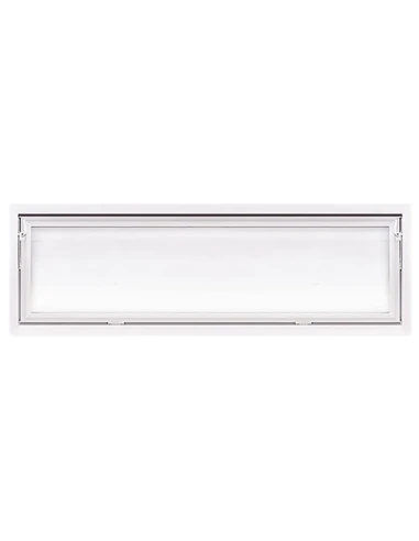 Kunststoff Kellerfenster Stallfenster Garagenfenster PREMIUM 1500 x 500 mm