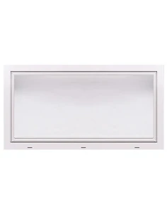 Kunststoff Kellerfenster Stallfenster Garagenfenster PREMIUM 1500 x 800 mm