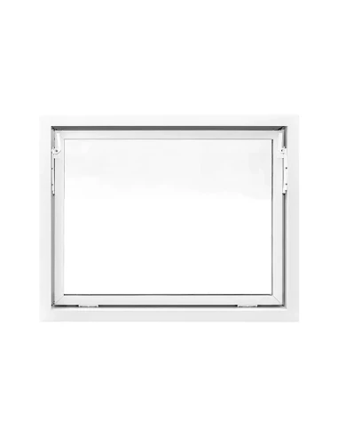 Kunststoff Kellerfenster Stallfenster Garagenfenster STANDARD 1000 x 800 mm