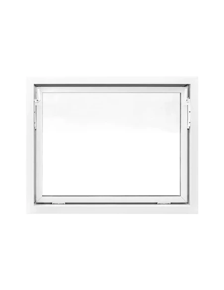 Kunststoff Kellerfenster Stallfenster Garagenfenster STANDARD 1000 x 800 mm
