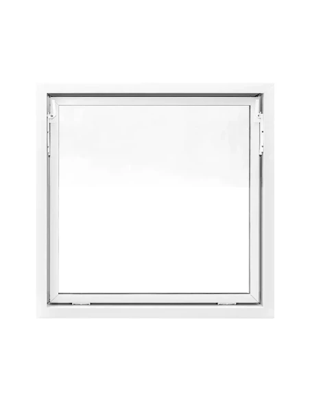 Kunststoff Kellerfenster Stallfenster Garagenfenster STANDARD 1000 x 1000 mm