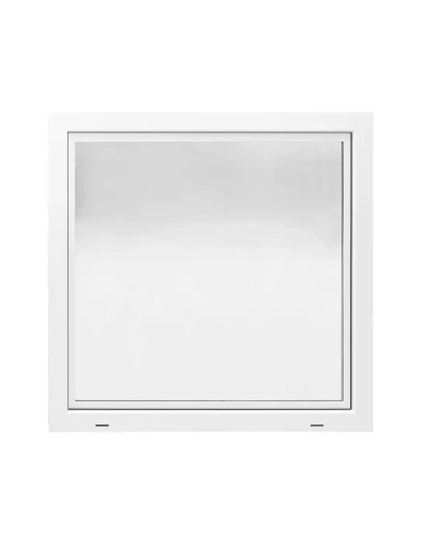 Kunststoff Kellerfenster Stallfenster Garagenfenster STANDARD 1000 x 1000 mm