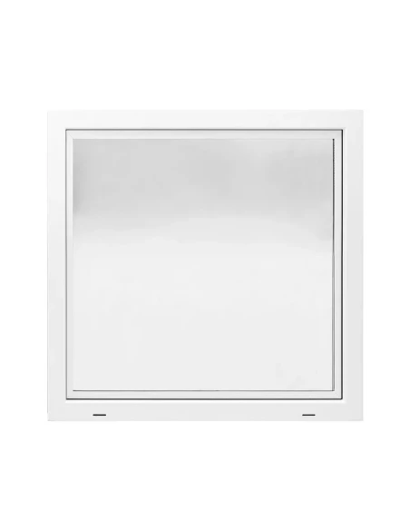 Kunststoff Kellerfenster Stallfenster Garagenfenster STANDARD 1000 x 1000 mm