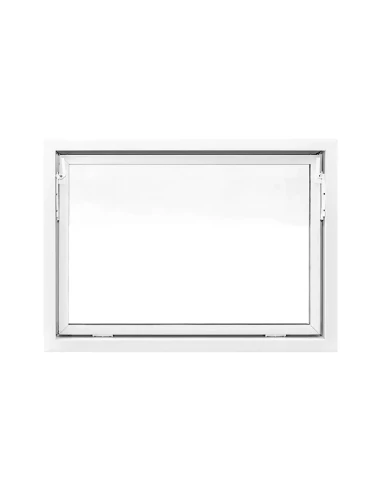 Kunststoff Kellerfenster Stallfenster Garagenfenster STANDARD 1100 x 800 mm