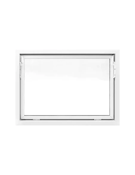 Kunststoff Kellerfenster Stallfenster Garagenfenster STANDARD 1100 x 800 mm