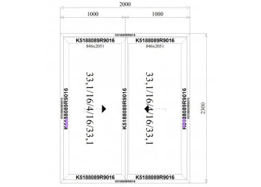 Aluminium Hebe-Schiebetüren 2000 x 2300 mm MB-77HS - sicherheit glas
