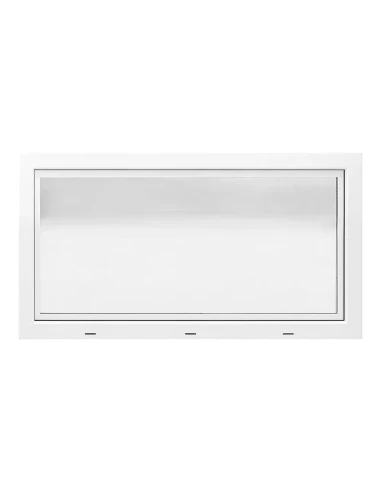 Kunststoff Kellerfenster Stallfenster Garagenfenster STANDARD 1300 x 700 mm