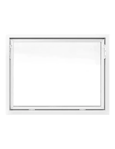 Kunststoff Kellerfenster Stallfenster Garagenfenster STANDARD 1300 x 800 mm