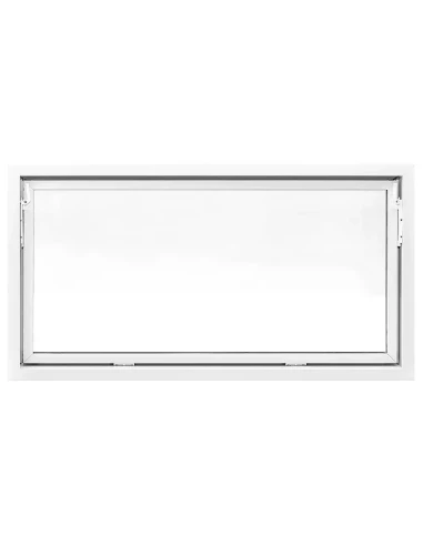 Kunststoff Kellerfenster Stallfenster Garagenfenster STANDARD 1500 x 800 mm