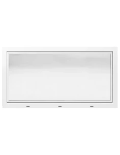 Kunststoff Kellerfenster Stallfenster Garagenfenster STANDARD 1500 x 800 mm