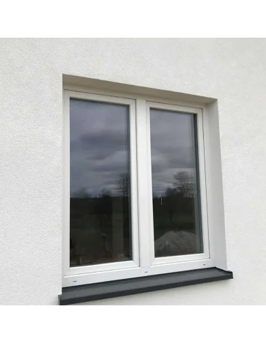 Kunststofffenster KIPP 1400 x 600 mm Zweifachverglasung Weiß - SOFORT VERFÜGBAR