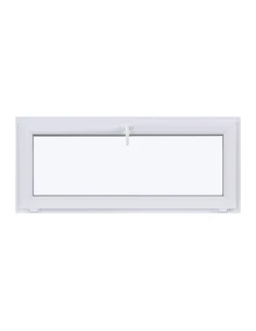 Kunststofffenster KIPP 1400 x 600 mm Zweifachverglasung Weiß - SOFORT VERFÜGBAR