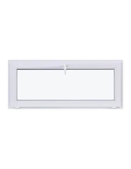 Kunststofffenster KIPP 1400 x 600 mm Zweifachverglasung Weiß - SOFORT VERFÜGBAR