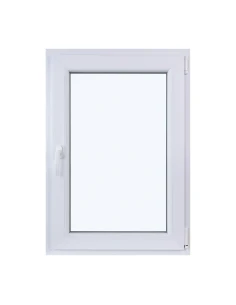 Kunststofffenster DREH/KIPP 700 x 1450 mm Zweifachverglasung Weiß - SOFORT VERFÜGBAR