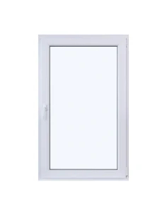 Kunststofffenster DREH/KIPP 900 x 1450 mm Zweifachverglasung Weiß - SOFORT VERFÜGBAR