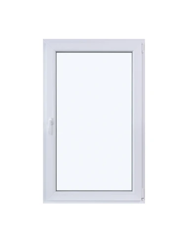 Kunststofffenster DREH/KIPP 900 x 1450 mm Zweifachverglasung Weiß - SOFORT VERFÜGBAR