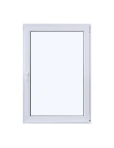 Kunststofffenster DREH/KIPP 1000 x 1450 mm Zweifachverglasung Weiß - SOFORT VERFÜGBAR