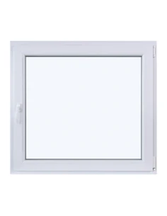 Kunststofffenster DREH/KIPP 1100 x 1000 mm Zweifachverglasung Weiß - SOFORT VERFÜGBAR
