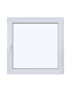 Kunststofffenster DREH/KIPP 1100 x 1100 mm Zweifachverglasung Weiß - SOFORT VERFÜGBAR