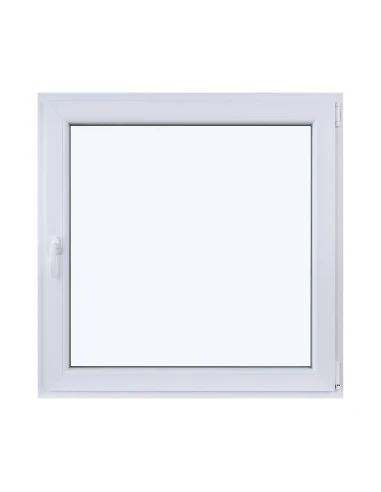 Kunststofffenster DREH/KIPP 1100 x 1100 mm Zweifachverglasung Weiß - SOFORT VERFÜGBAR