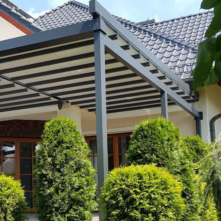 Pergola Wandmontage 1500 x 3000 mm - Stoff-Pergola