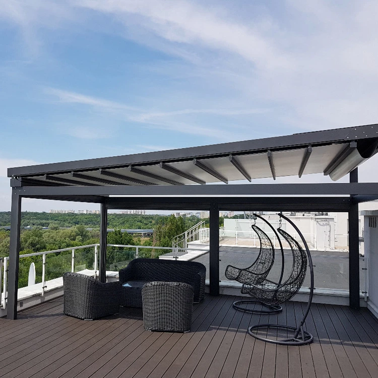 Pergola Wandmontage 2500 x 3000 mm - Lamellen-Pergola
